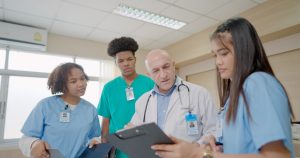 medical team in a medical seminar